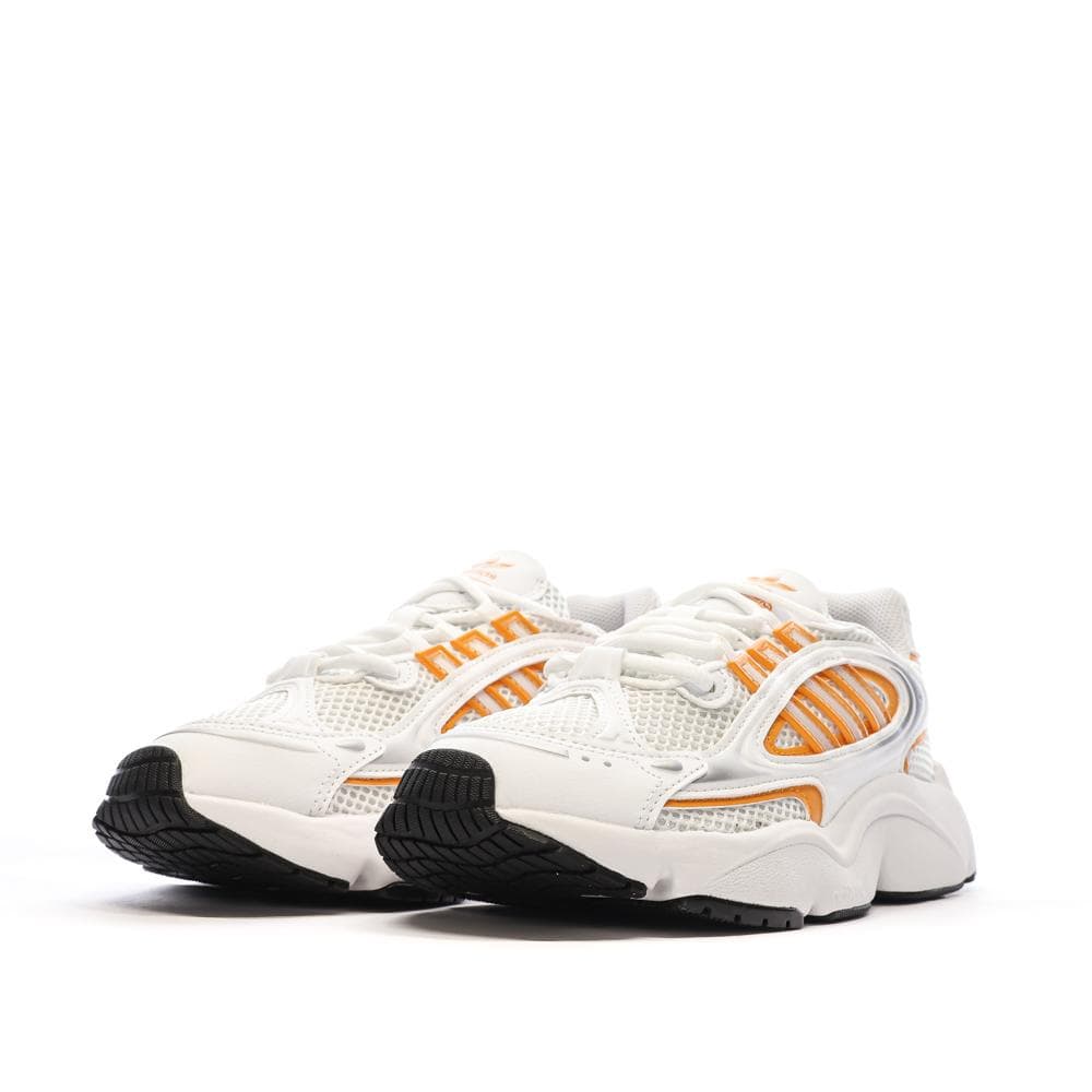 Baskets Blanches/Oranges Femme Adidas Ozmillen 6
