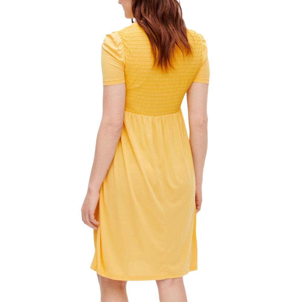Robe de Grossesse Jaune Femme Mamalicious Lina 2