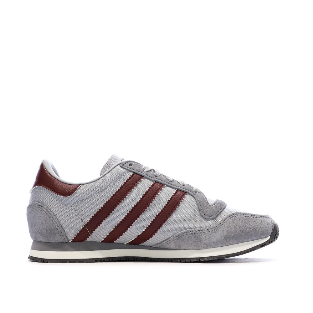 Baskets Grises/Bordeaux Garçon Adidas Galaxy 2