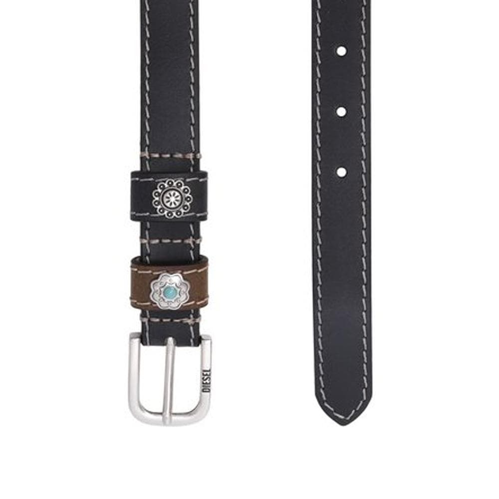 Ceinture Noire Femme Diesel B-texa Belt - T 2