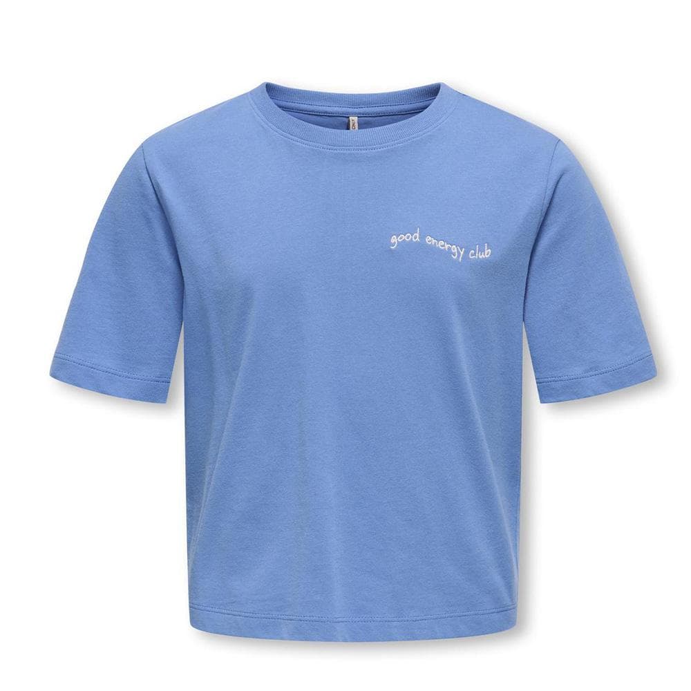T-Shirt Bleu Fille Kids ONLY Kogrex 1
