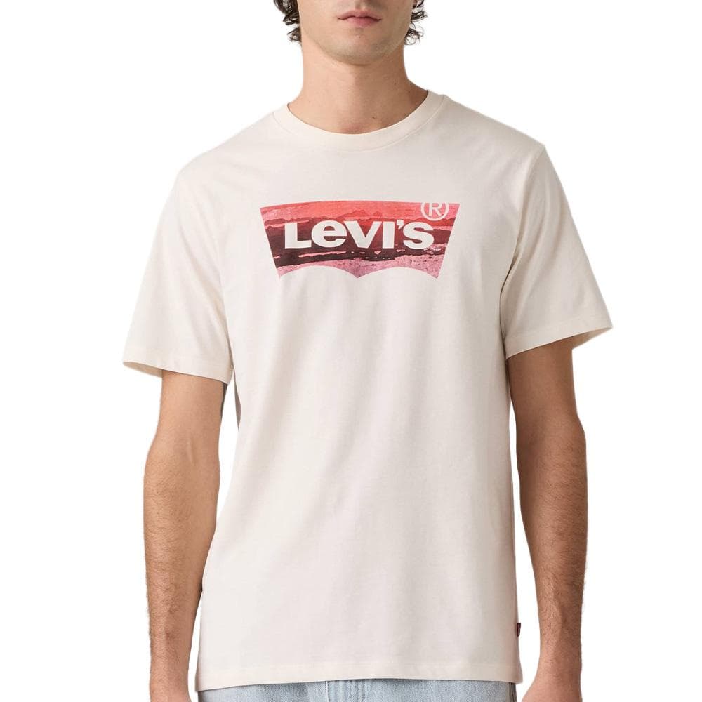 T-shirt Beige/Rouge Homme Levi's Tees 22491 1