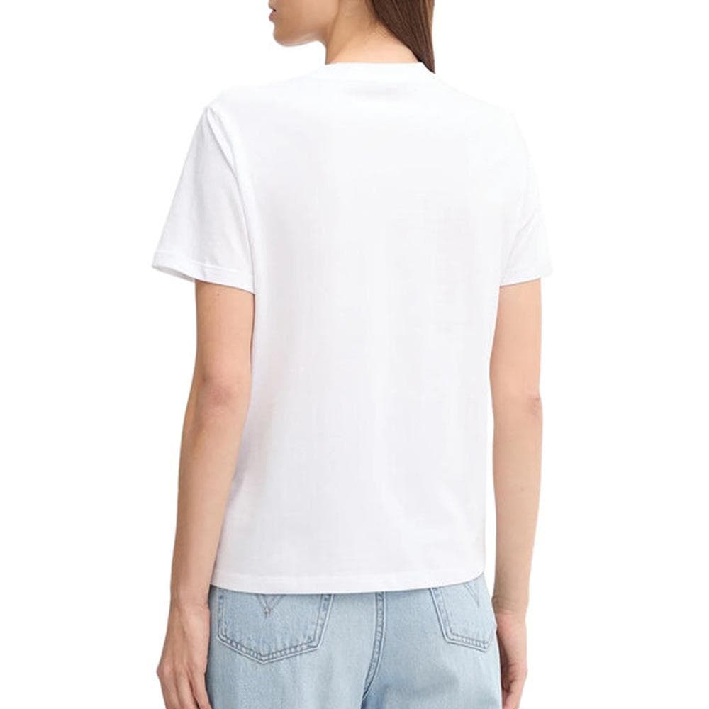 T-Shirt Blanc Femme Calvin Klein Jeans Classic 2