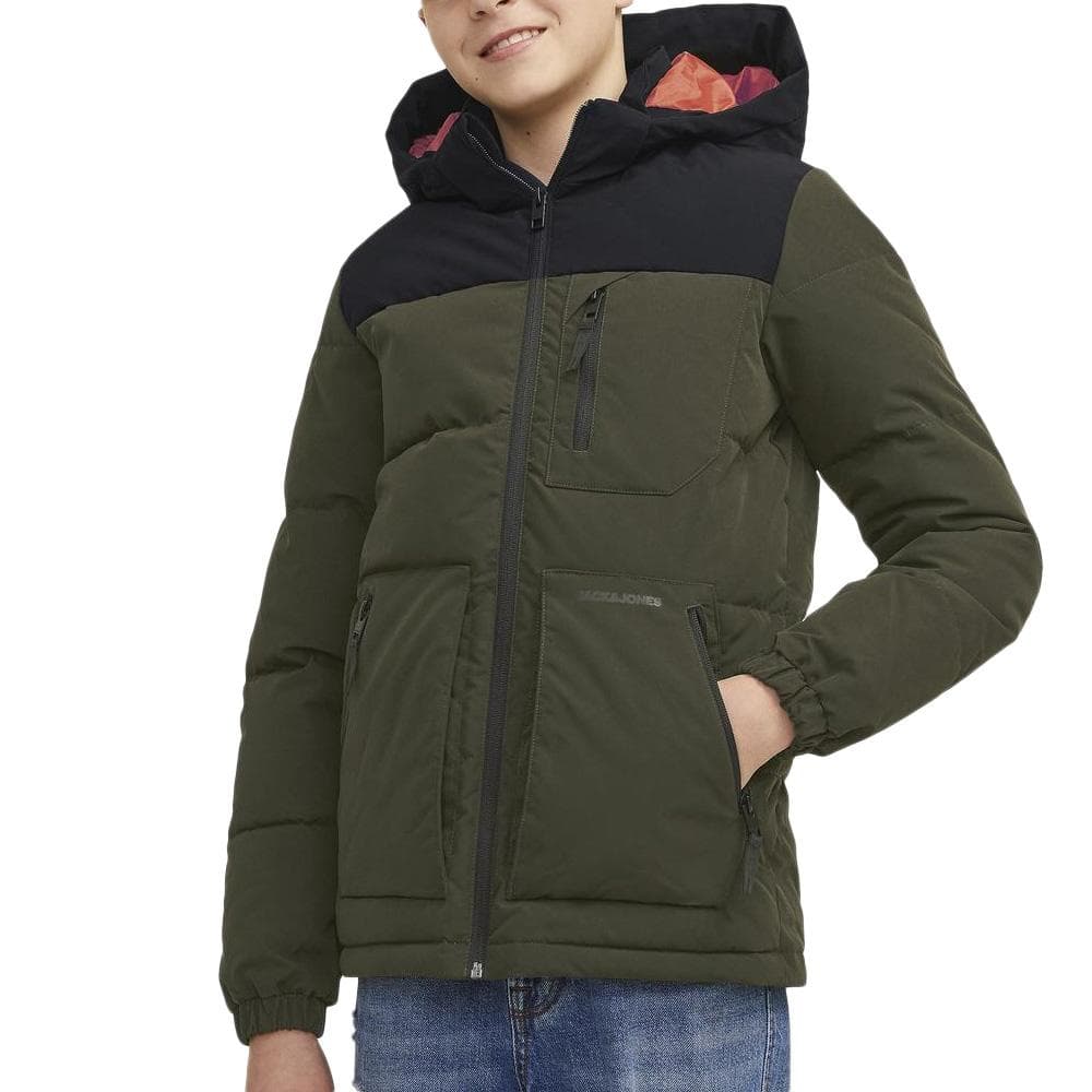 Doudoune Kaki Garçon Jack & Jones Jeotto Puffer 1