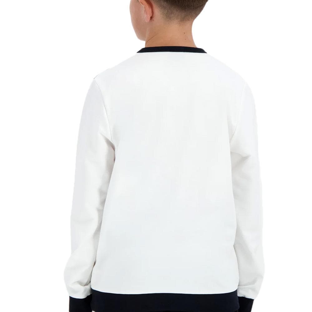 Sweat Blanc/Noir Garçon Le Coq Sportif Graphique 2