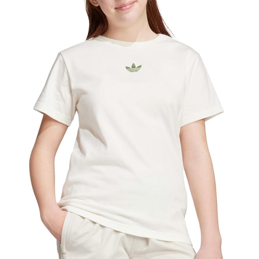 T-shirt Ecru Fille Adidas Gfx x Minecraft 1