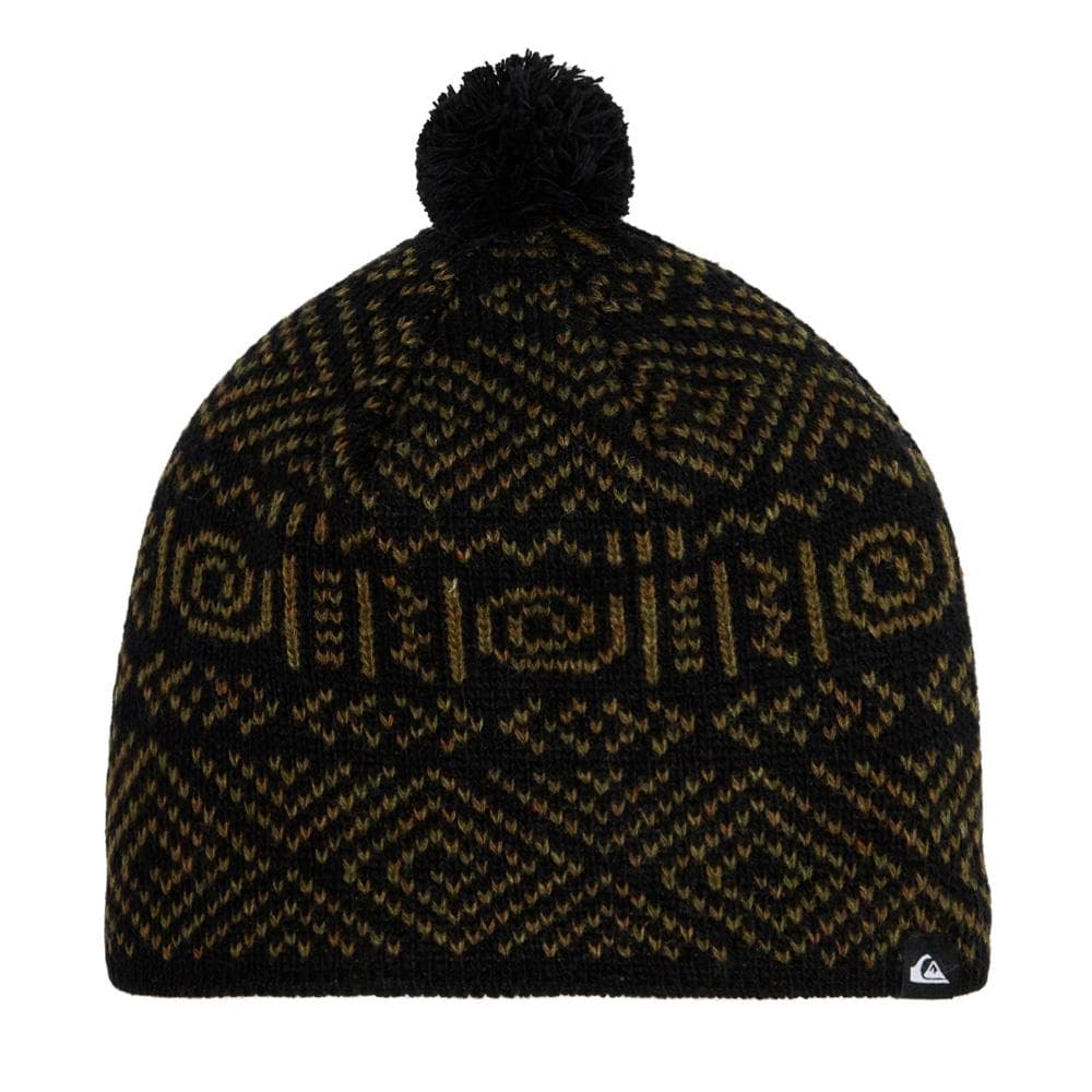 Bonnet Noir/Marron Homme Quiksilver Light Up 1