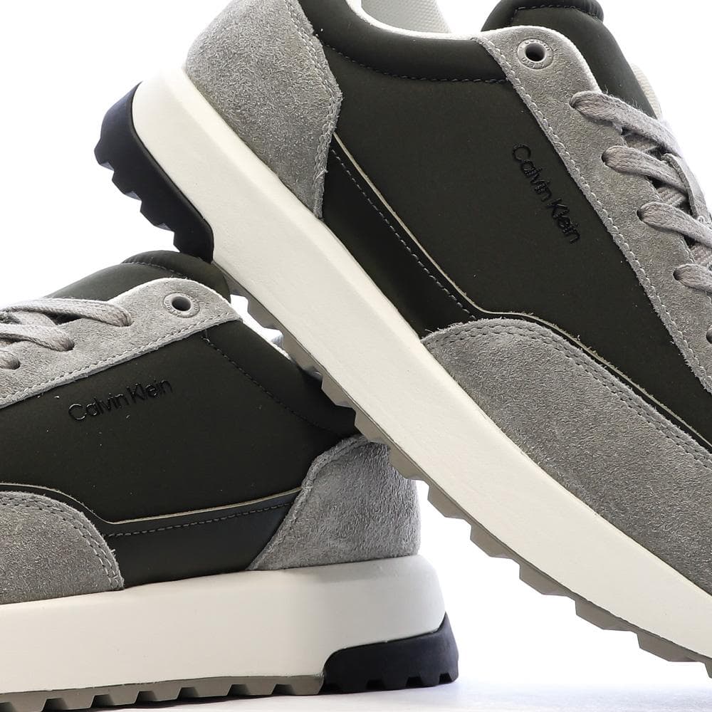 Baskets Grises/Noires Homme Calvin Klein Jeans Low 7