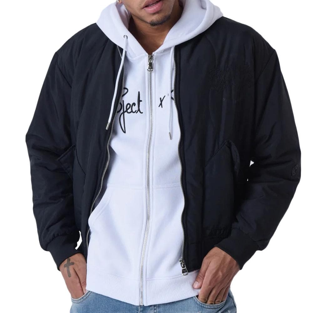 Veste Bomber Noir Homme Project X Paris Vague 1