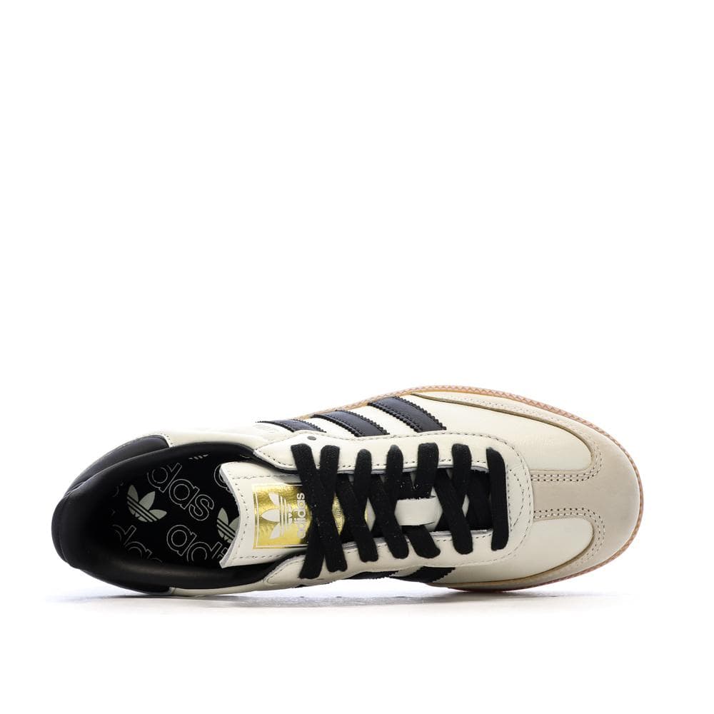 Samba Baskets Beige/Noir Femme Adidas 4