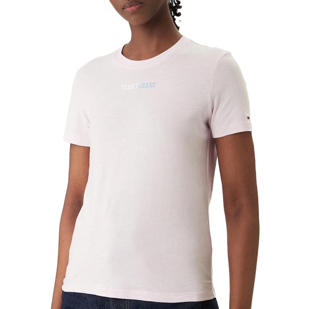 T-Shirt Rose Pale Homme Tommy Hilfiger Tjw Reg Essential 1