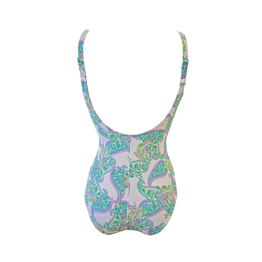 Maillot de bain Vert/Blanc/Rose Femme Grain de Sable Naka 2