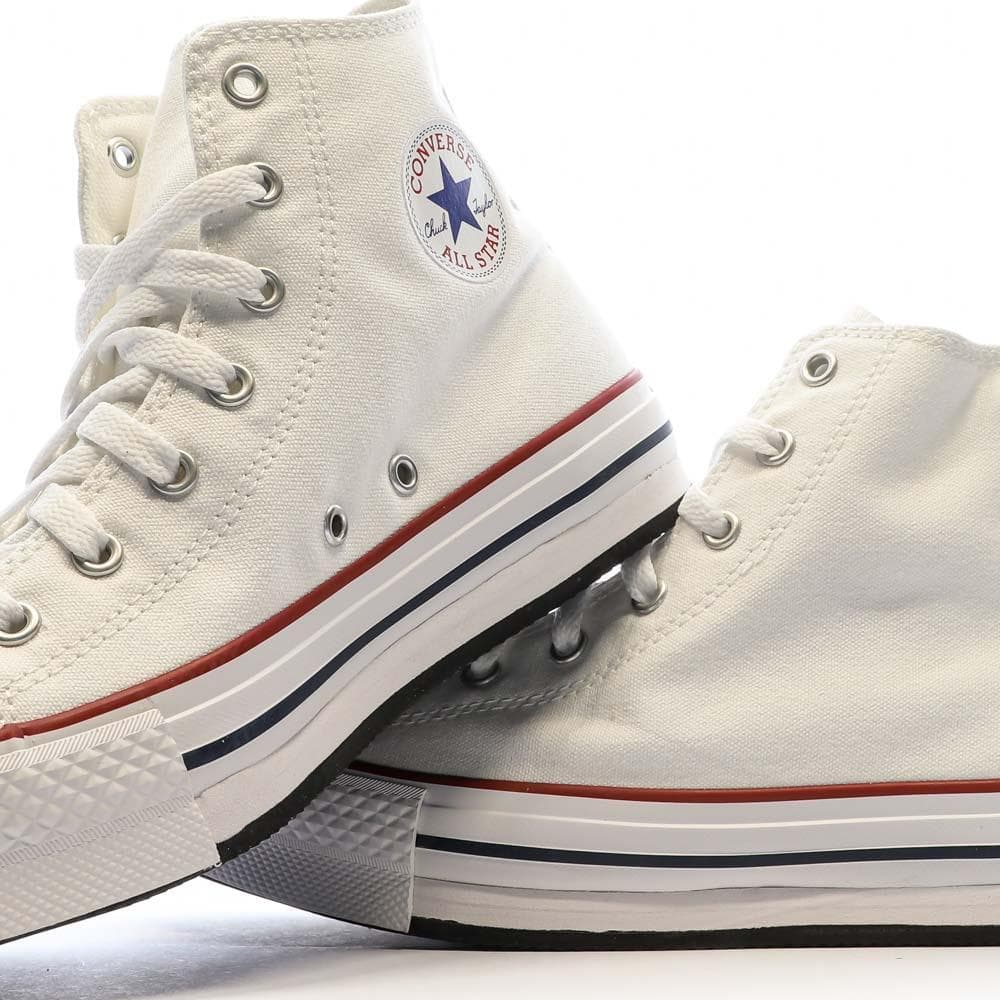 Baskets Blanches à Plateforme Femme Converse All Star High 7