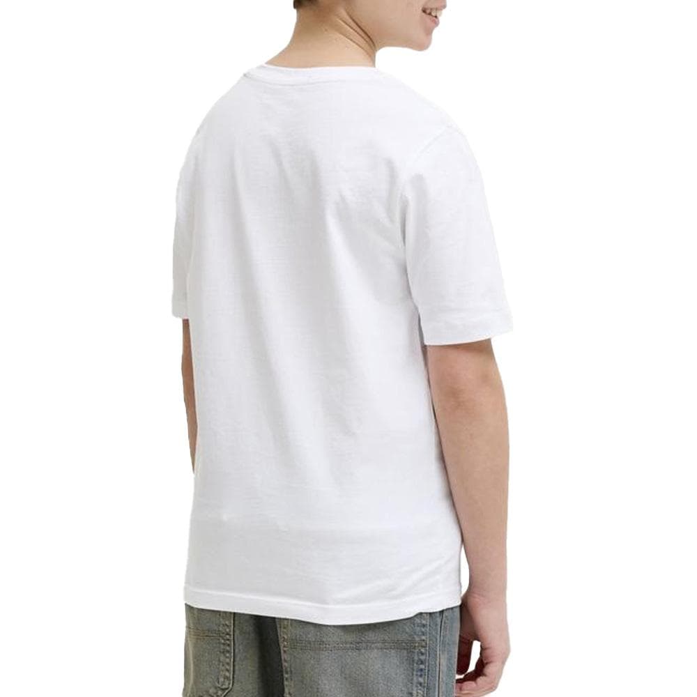 T-Shirt Blanc Garçon Jack & Jones Blaneo 2