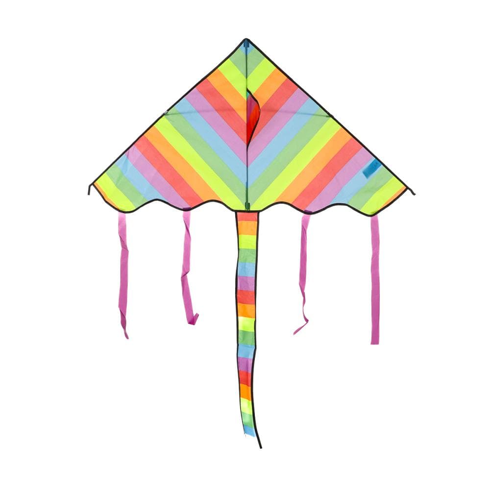 Cerf-volant multicolore Out 2 Play triangle 115 x 60 cm – Vol stable et fun 1