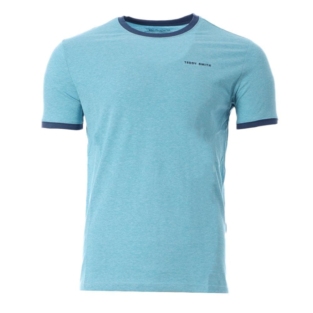 T-shirt Bleu Homme Teddy Smith 2R 1