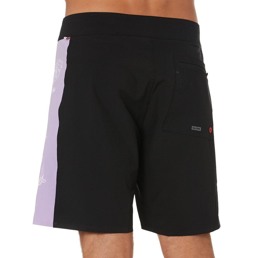 Short de bain Noir/Violet Homme Globe Dion Agius 2