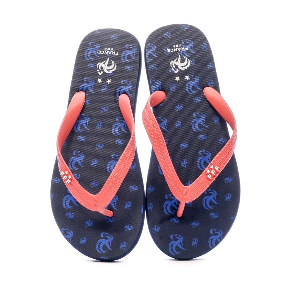 Equipe de France Tongs Marine/Rouge FFF 3