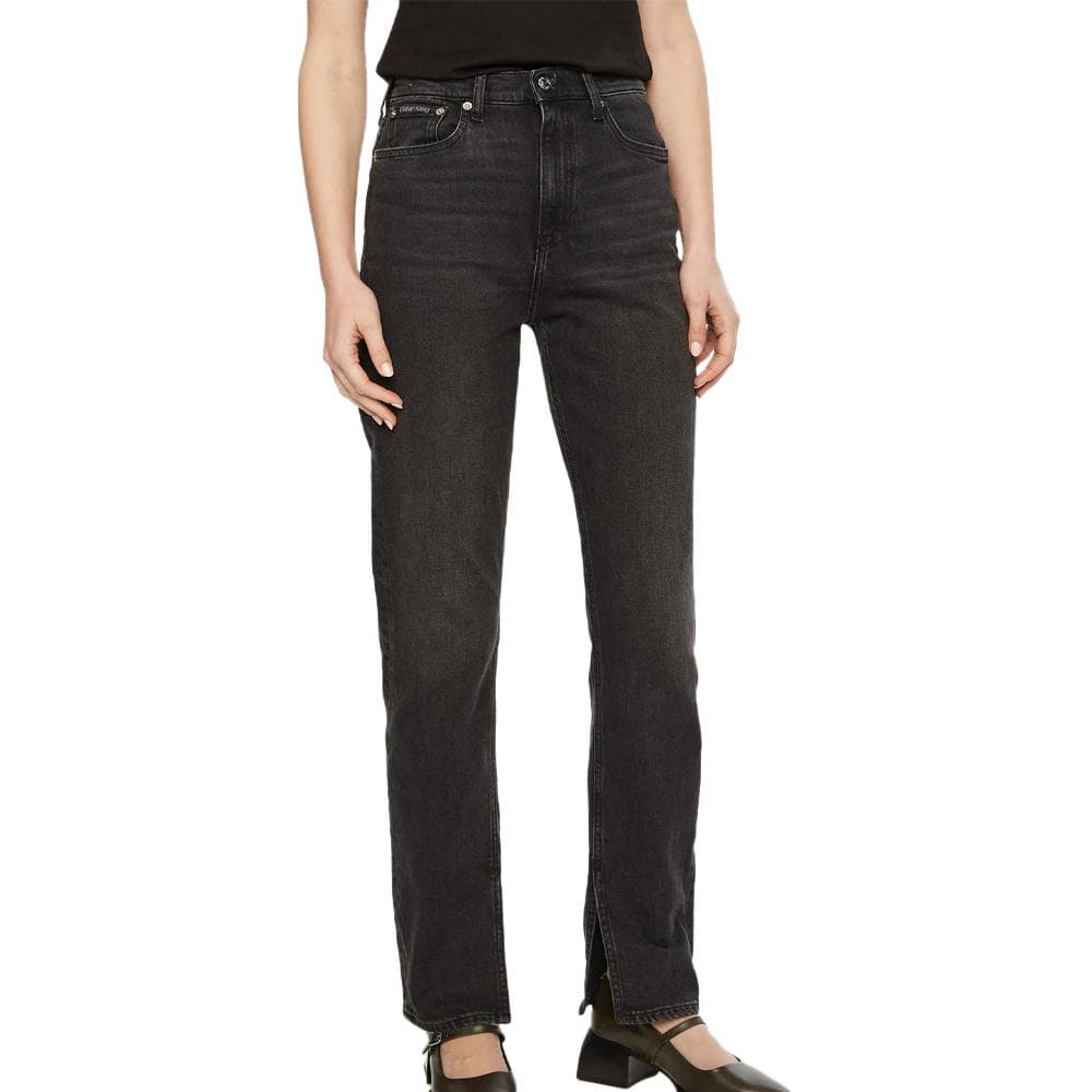 Jean Slim Gris Femme Calvin Klein Jeans Authentic 1