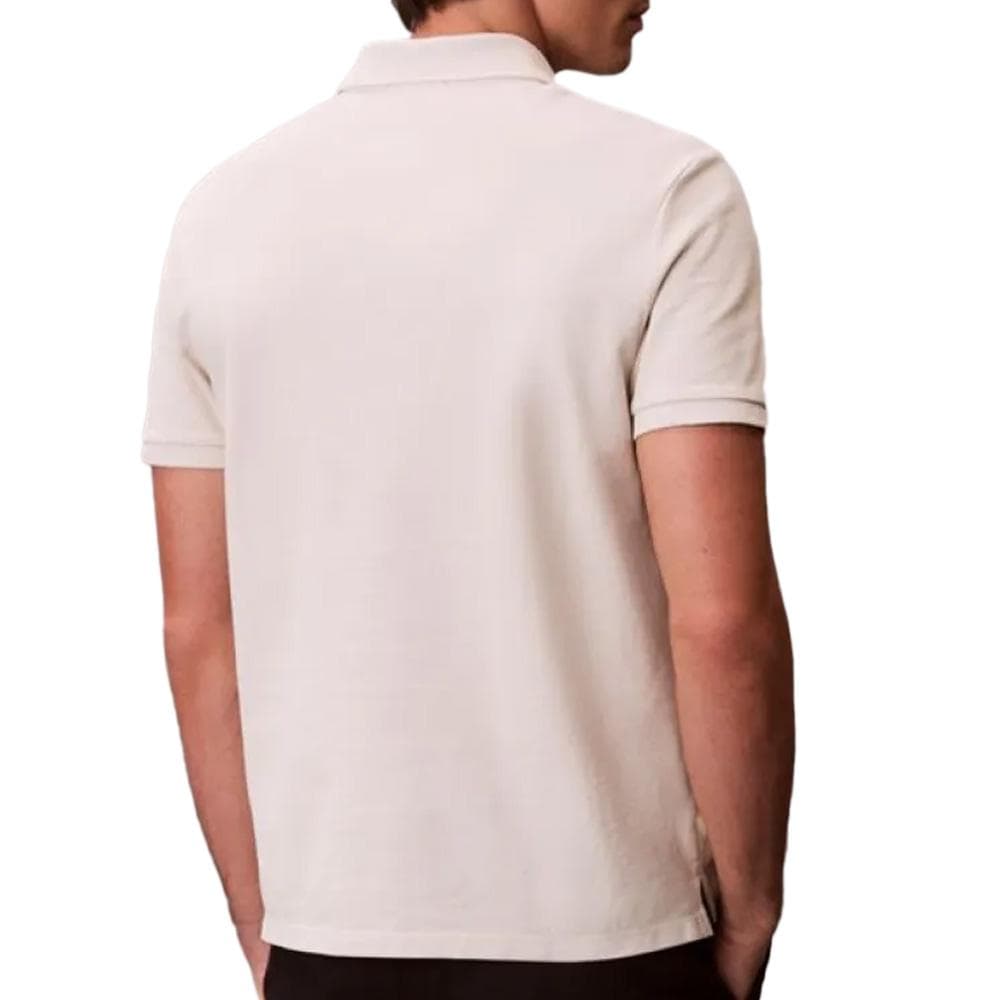 Polo Beige Homme Calvin Klein Jeans Ss Monogram Pique 2