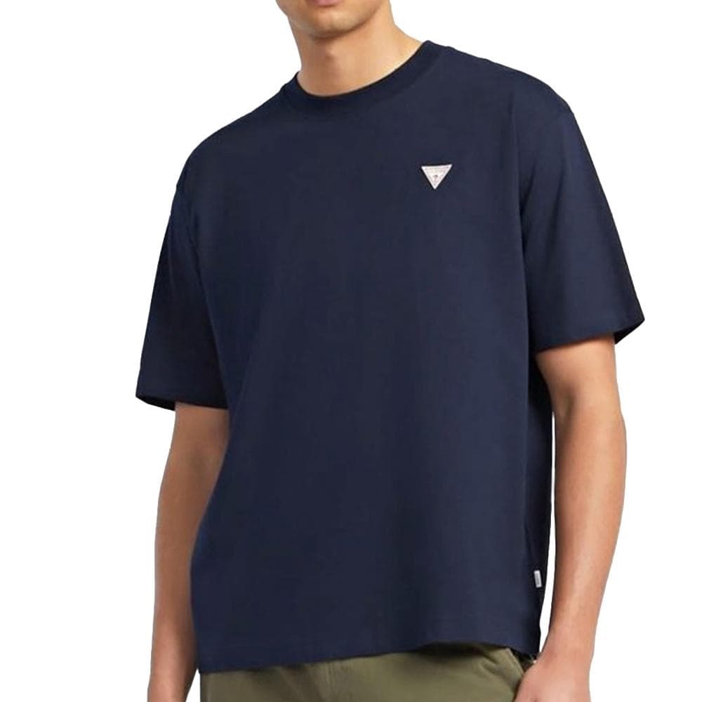 T-Shirt Marine Homme Guess Mini 1