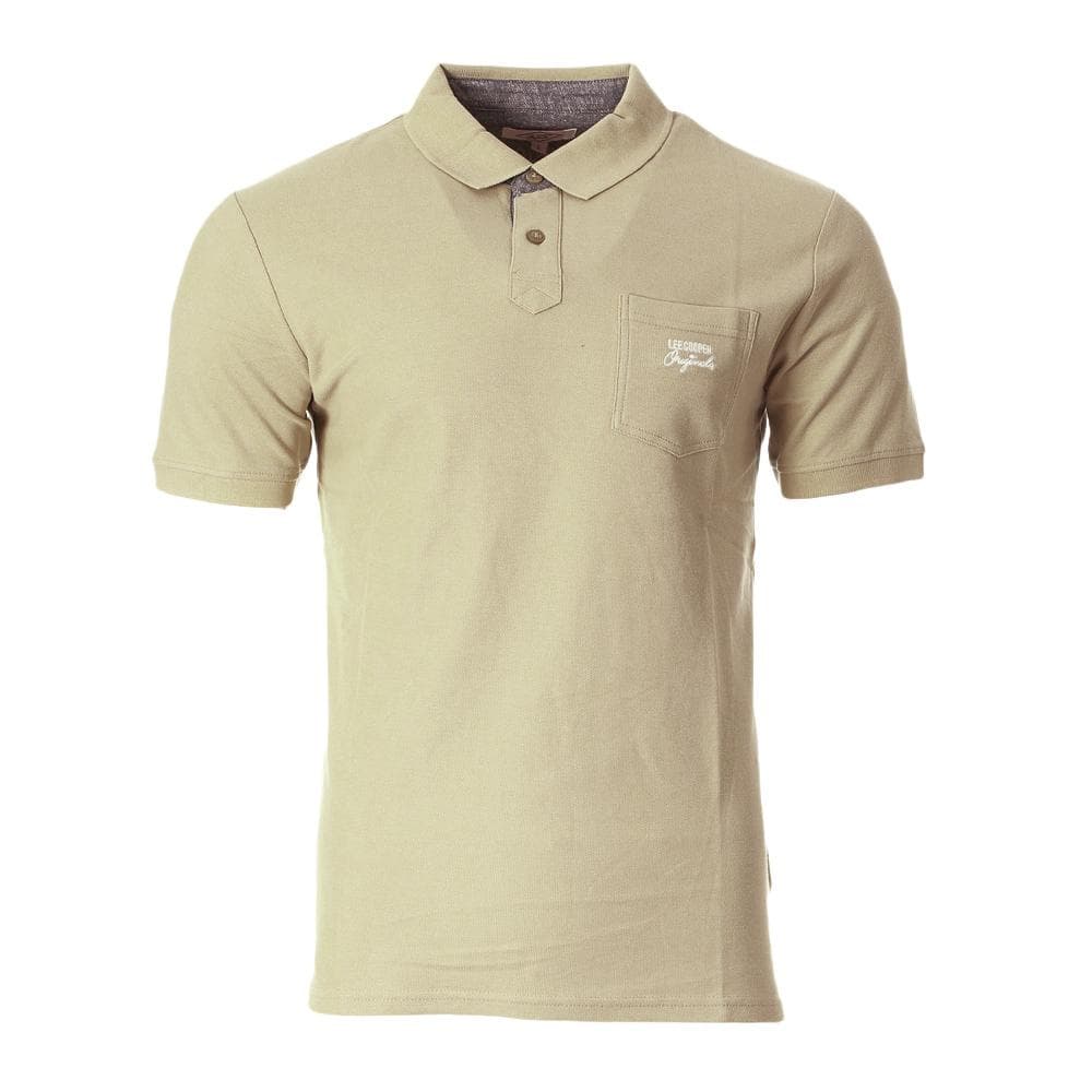Polo Beige Homme Lee Cooper Opan 1