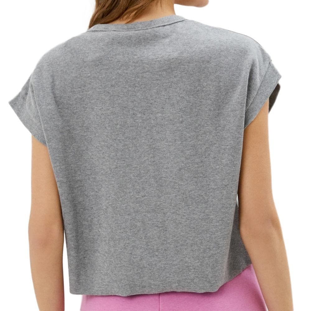 T-shirt Gris Femme Adidas HE1476 2