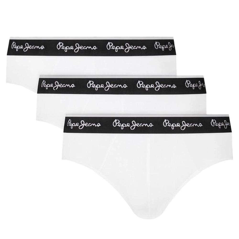 x3 Slips Blanc/Noir Homme Pepe Jeans PMU 1