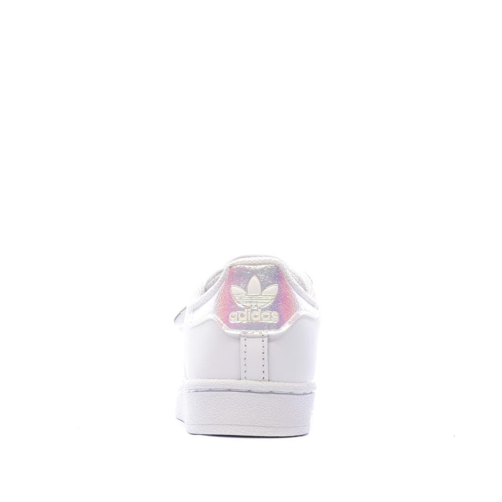 Baskets Blanches Fille Adidas Superstar Cf C 3
