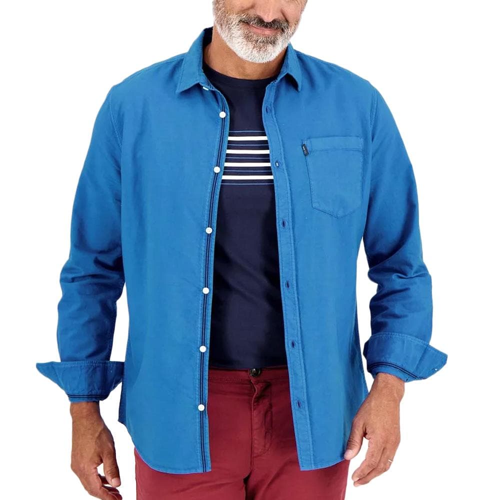 Chemise Bleu Homme TBS BRODYCHE14442 1