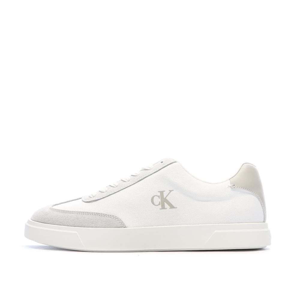 Baskets Blanches/Taupes Homme Calvin Klein Jeans Low Prof 1