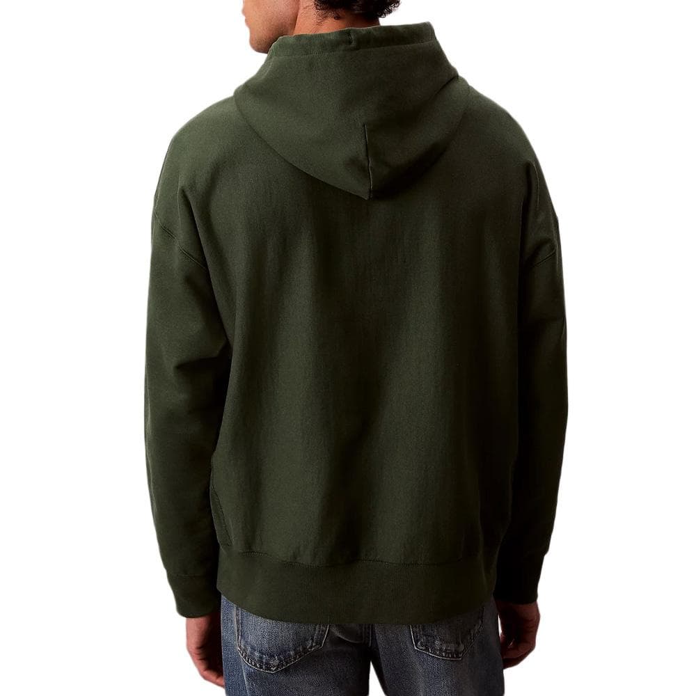 Sweat à Capuche Vert Homme Calvin Klein Jeans Premium Terry 2