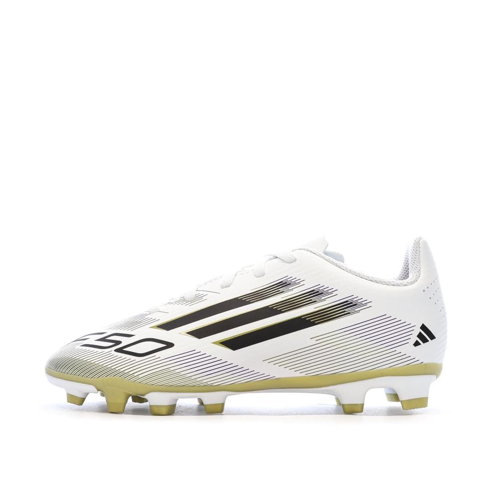 Chaussures de Football Blanc/Doré Mixte Adidas F50 Club 1