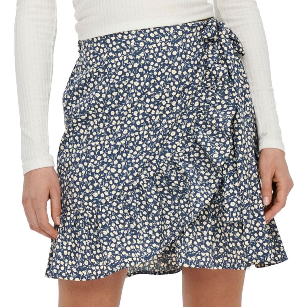 Jupe Marine à fleurs Femme Only Olivia 1