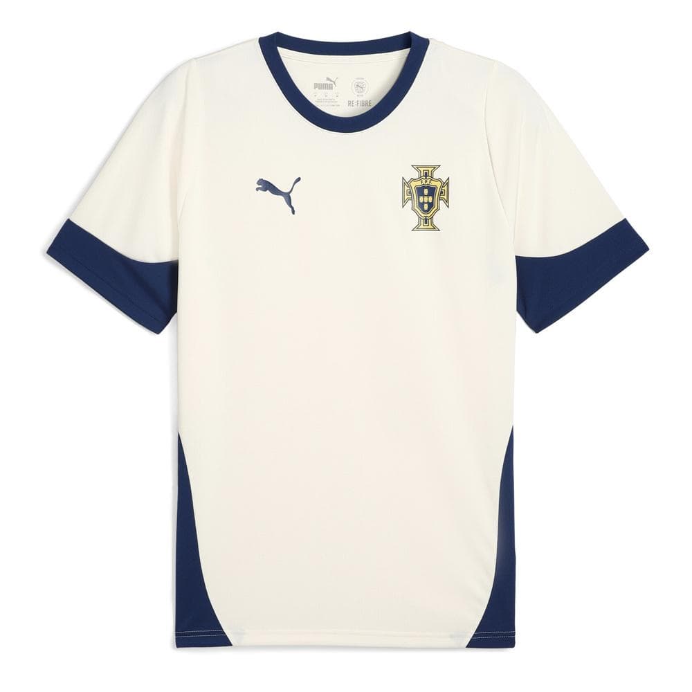 Portugal Maillot Training Crème/Marine Homme Puma 2025 1