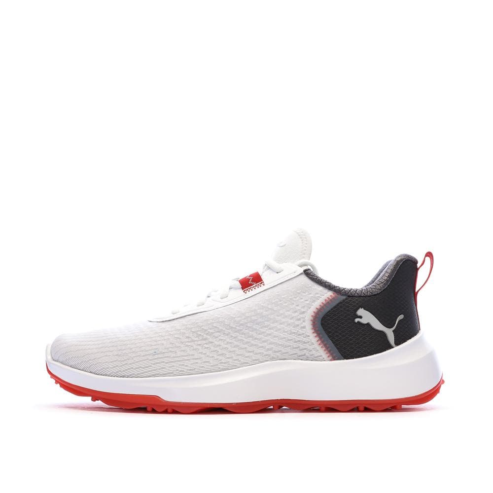 Chaussures de golf Blanc/Rouge Homme PUMA Fusion Crush Sport 1