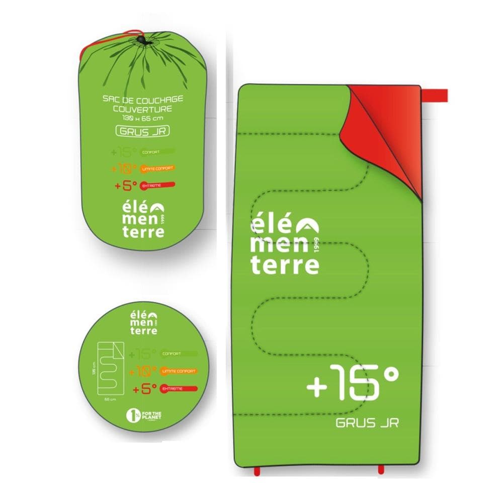 Sac de Couchage Vert Enfant Élémenterre Junior 2