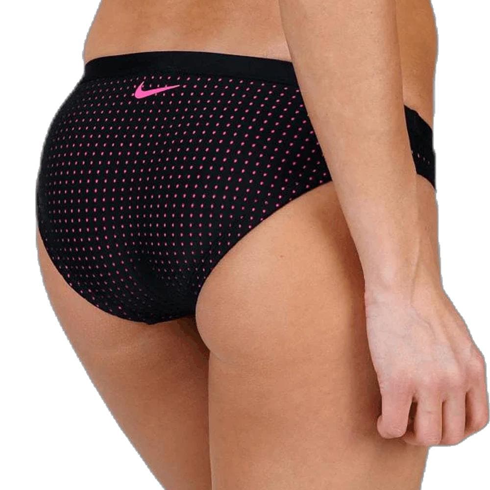 Bas de maillot de bain Noir/Rose Femme Nike Bottom 2