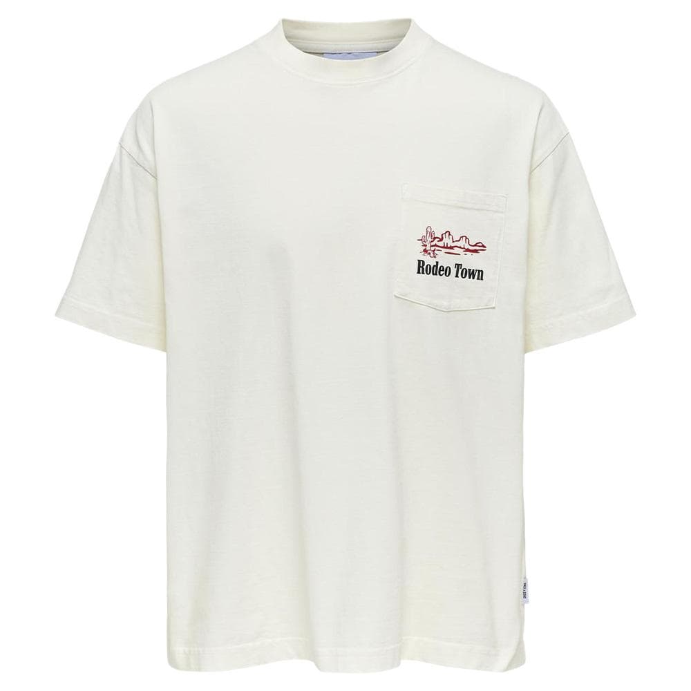 T-shirt Blanc Homme Only & Sons Diego 3