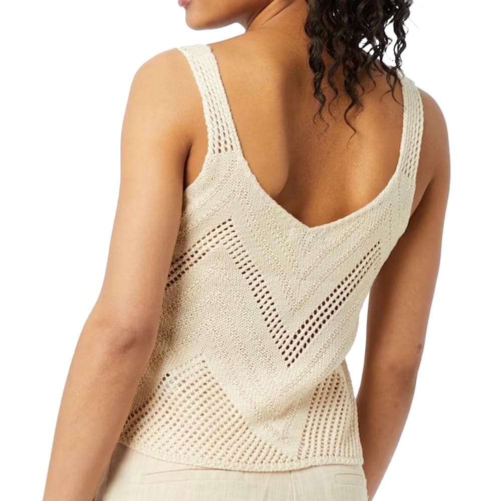 Débardeur Maille Beige Femme JDY Sun 2