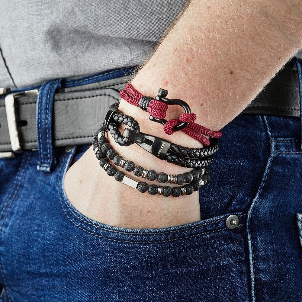 Bracelet Noir Geographical Norway 315011 2