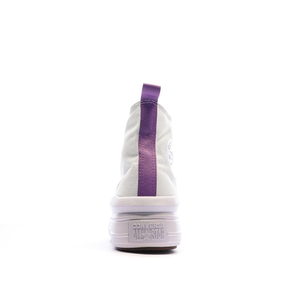 Baskets Blanches/Violettes Femme Converse All Star Move 3