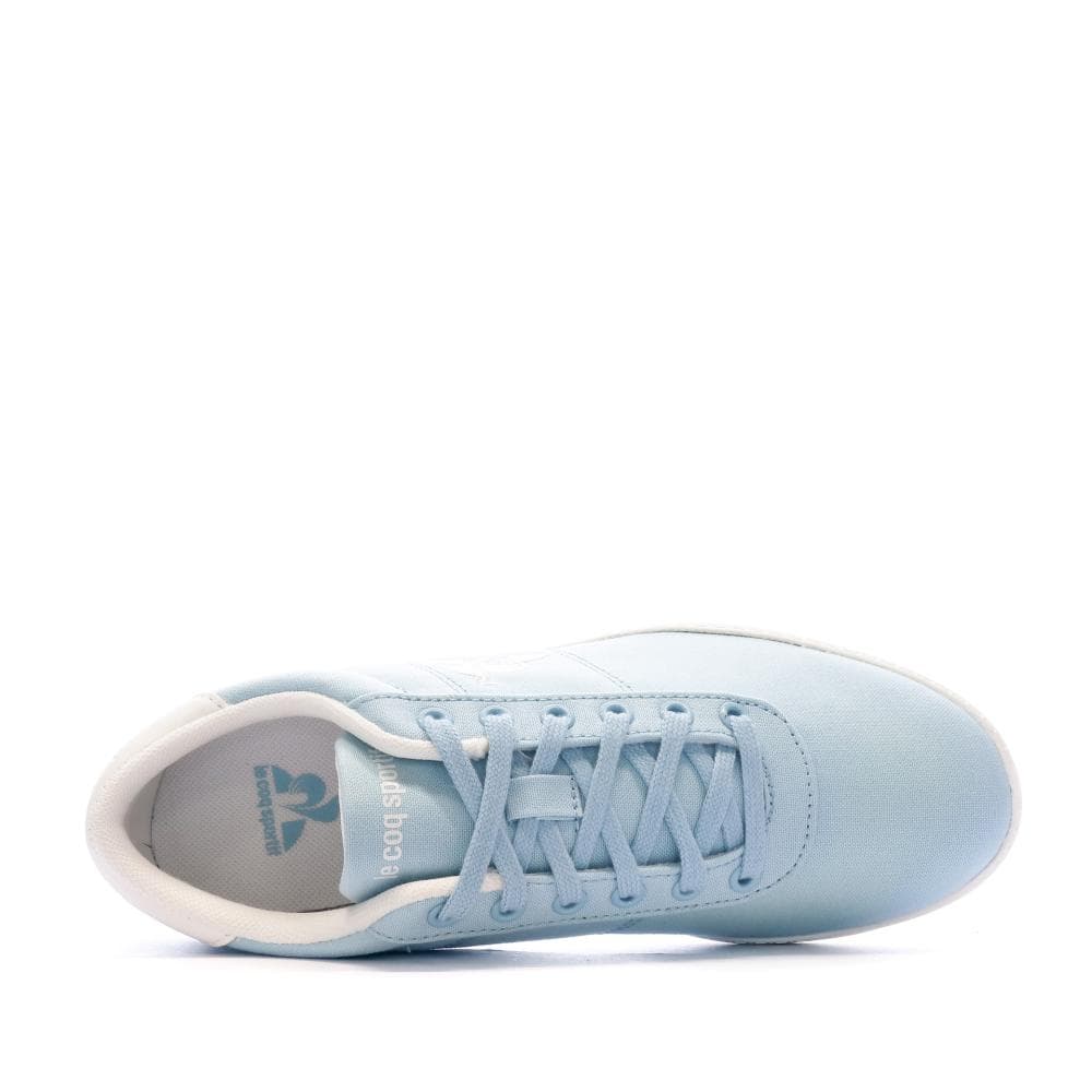 Baskets Bleues Femme Le Coq Sportif Court One 4