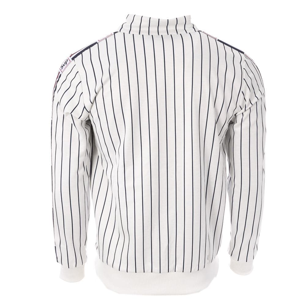 Veste Zippé Blanche Homme Supreme Grip STRIPES 2