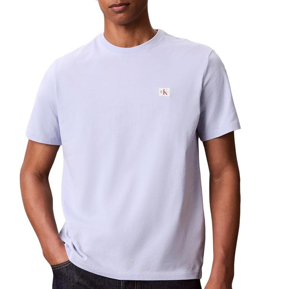 T-Shirt Mauve Homme Calvin Klein Jeans Badge L4G 1