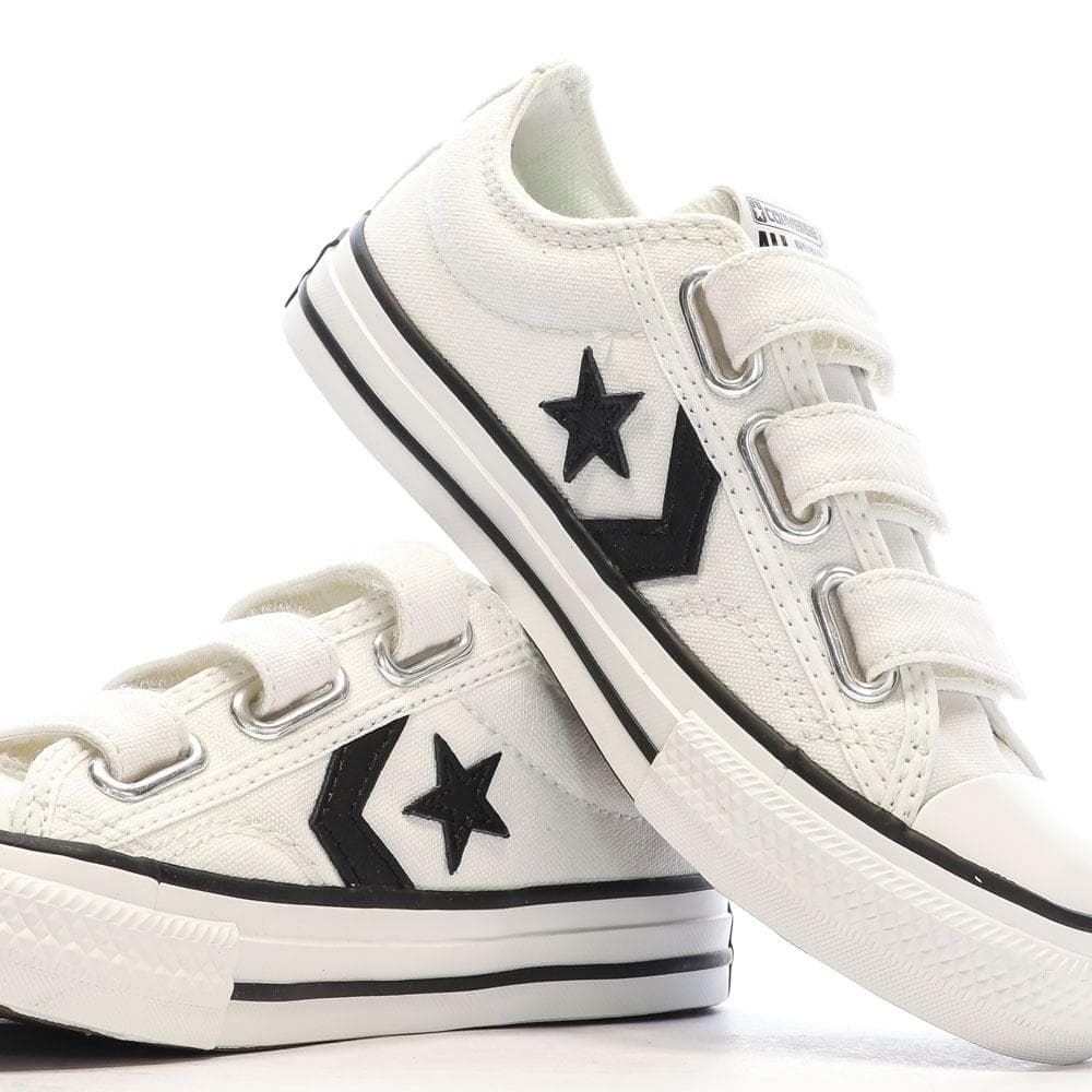 Baskets Blanches/Marines Garçon Converse Star Player 7
