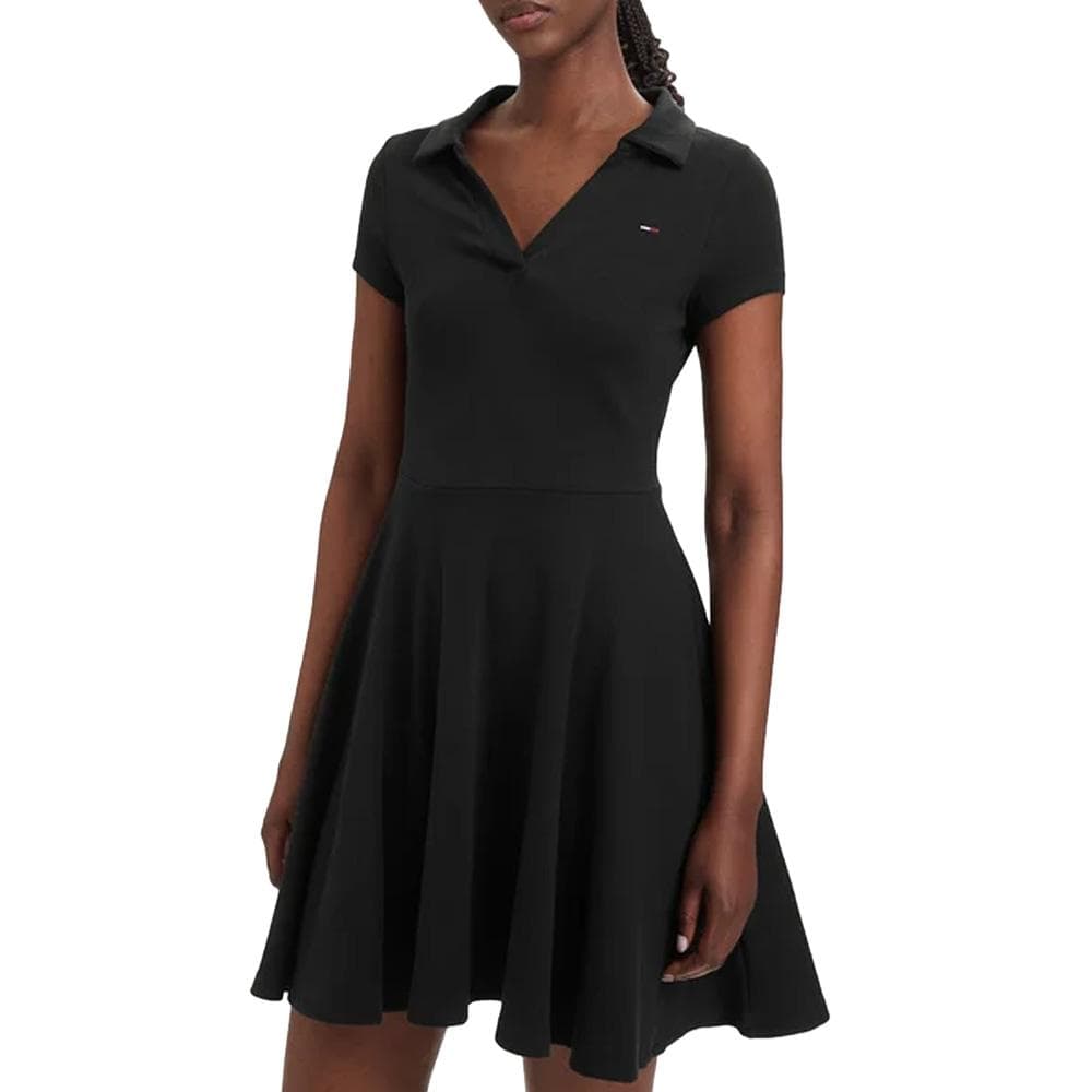 Robe Noire Femme Tommy Hilfiger Min 1