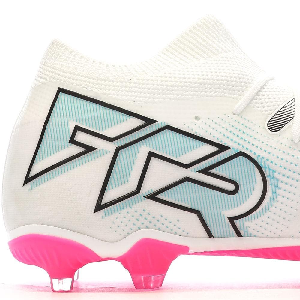 Chaussures de Football Blanc/Bleu Homme Puma Future 7 Match Fg/ag 7
