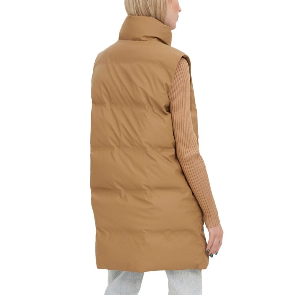 Doudoune sans manche Marron Femme Vero Moda Coated TGY 2