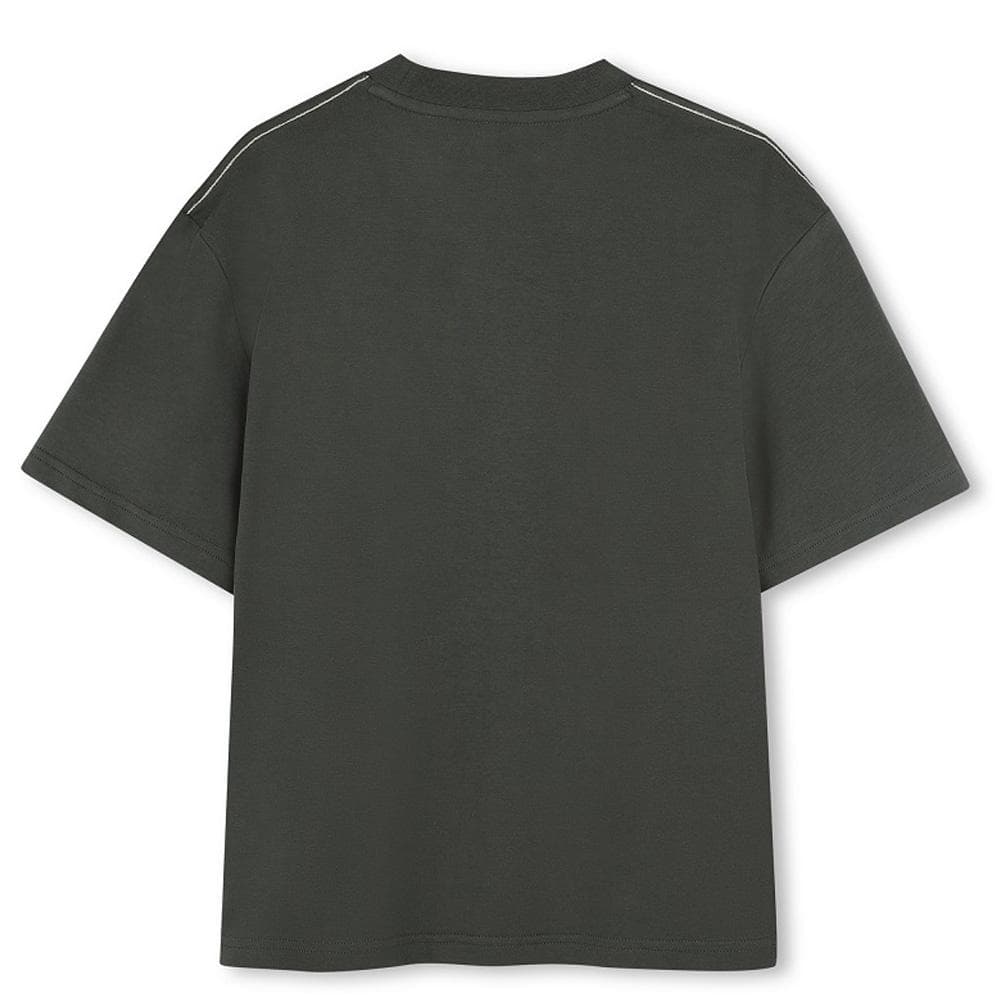 T-Shirt Vert Garçon Timberland T60422 2